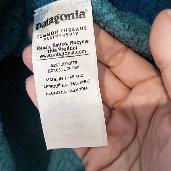 Patagonia Better Sweater 1/4 zip women’s jacket in atoll blue size small - Picture 4 of 6